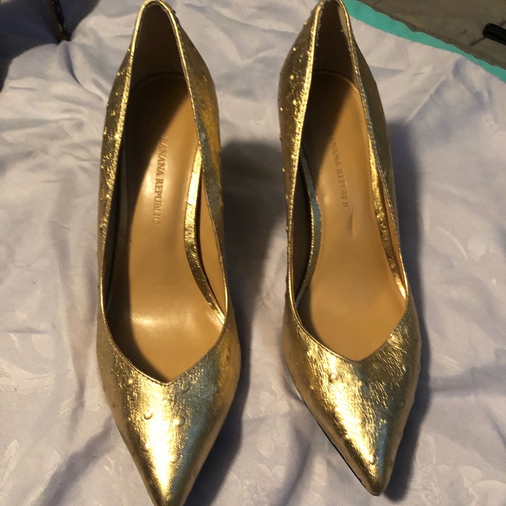 Gold heels